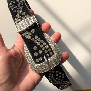Belt with Swarovski crystals. Used